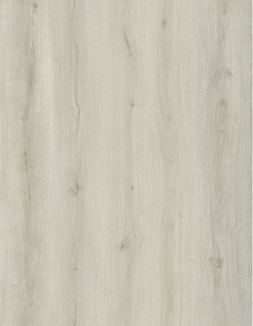 Sol SPC clipsable effet chêne blanc grisé STOCKHOLM 6,5 mm IXPE intégrée LIMCARO