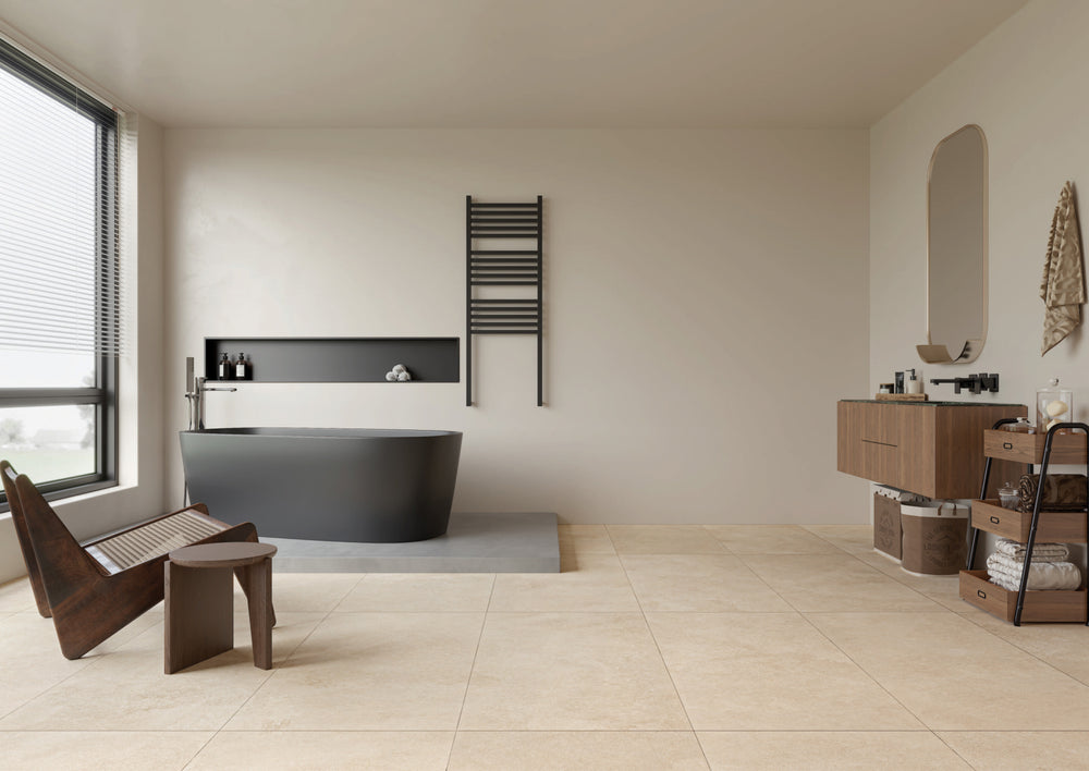 Carrelage sol / mur effet marbre GRIPPON SAND l.60 x L.120 cm Mat LIMCARO