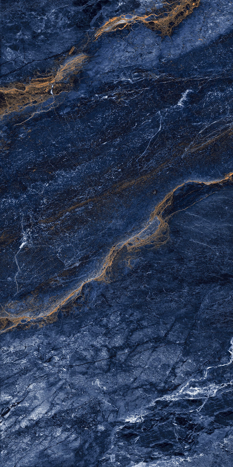 Carrelage sol / mur effet marbre LYTHOS BLUE l.60 x L.120 cm Brillant LIMCARO