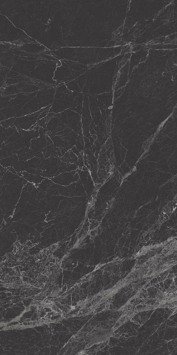 Carrelage sol / mur effet marbre MAJESTIC BLACK l.60 x L.120 cm Brillant LIMCARO
