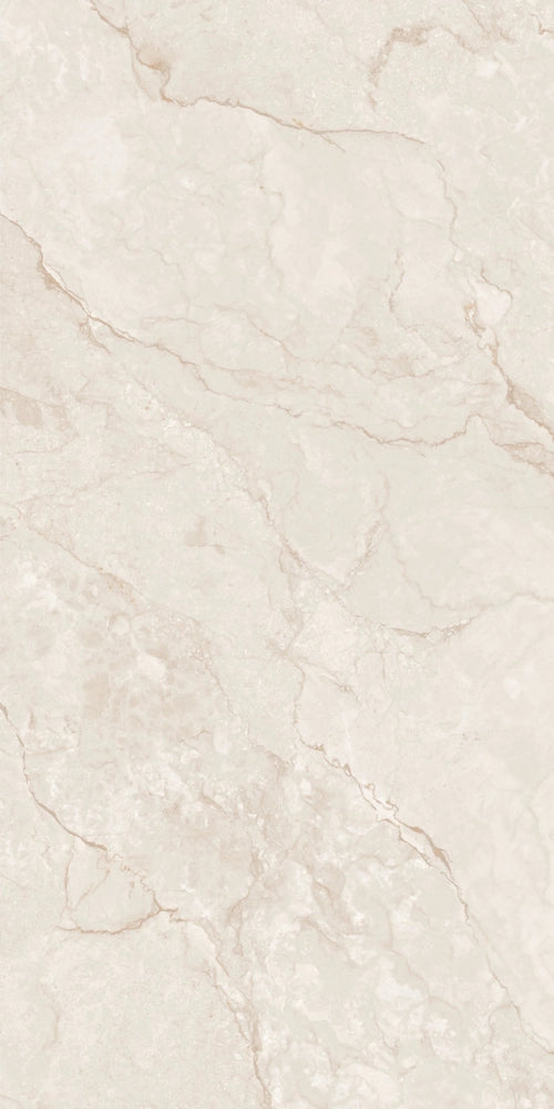Carrelage sol / mur effet marbre BRENTA CREAM l.60X L.120 cm Mat LIMCARO