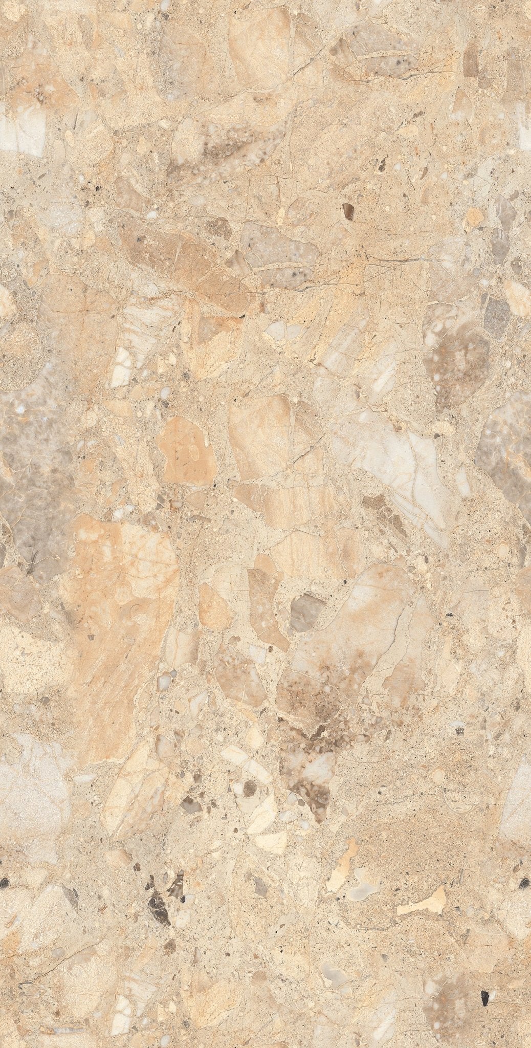 Carrelage sol / mur effet BRIZEIT BEIGE l.60X L.120 cm Glossy LIMCARO - LIMCARO FRANCE