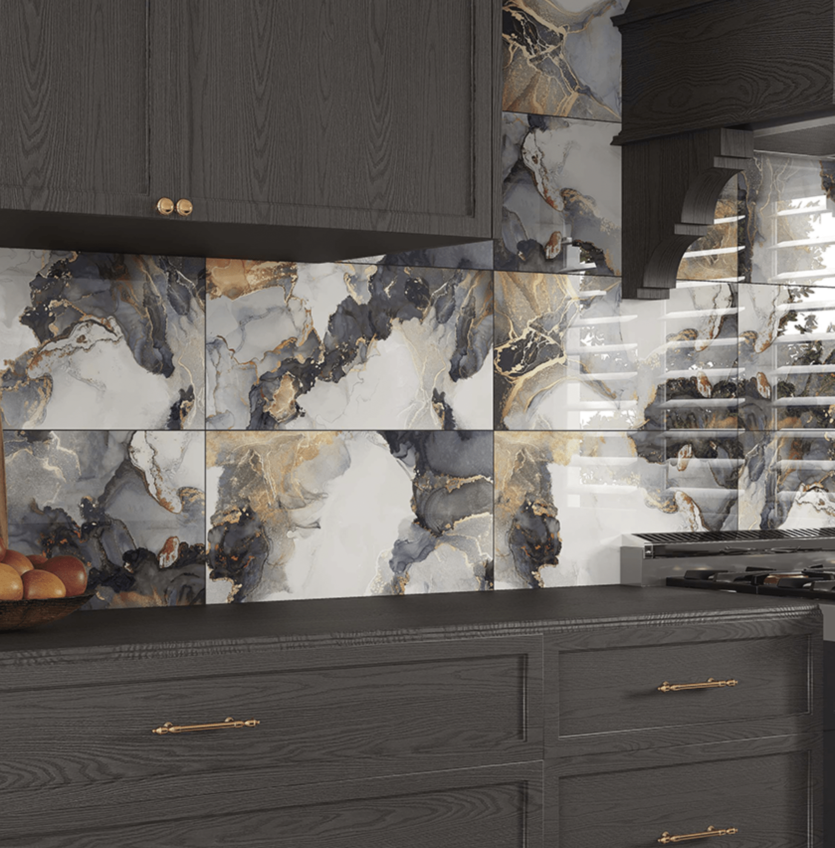 Carrelage sol / mur effet marbre JOYA l.60 x L.120 cm Full Lappato LIMCARO - LIMCARO FRANCE