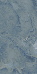 Carrelage sol / mur effet marbre ONI POLISHED BLUE l.60X L.120 cm GLOSSY LIMCARO - LIMCARO FRANCE
