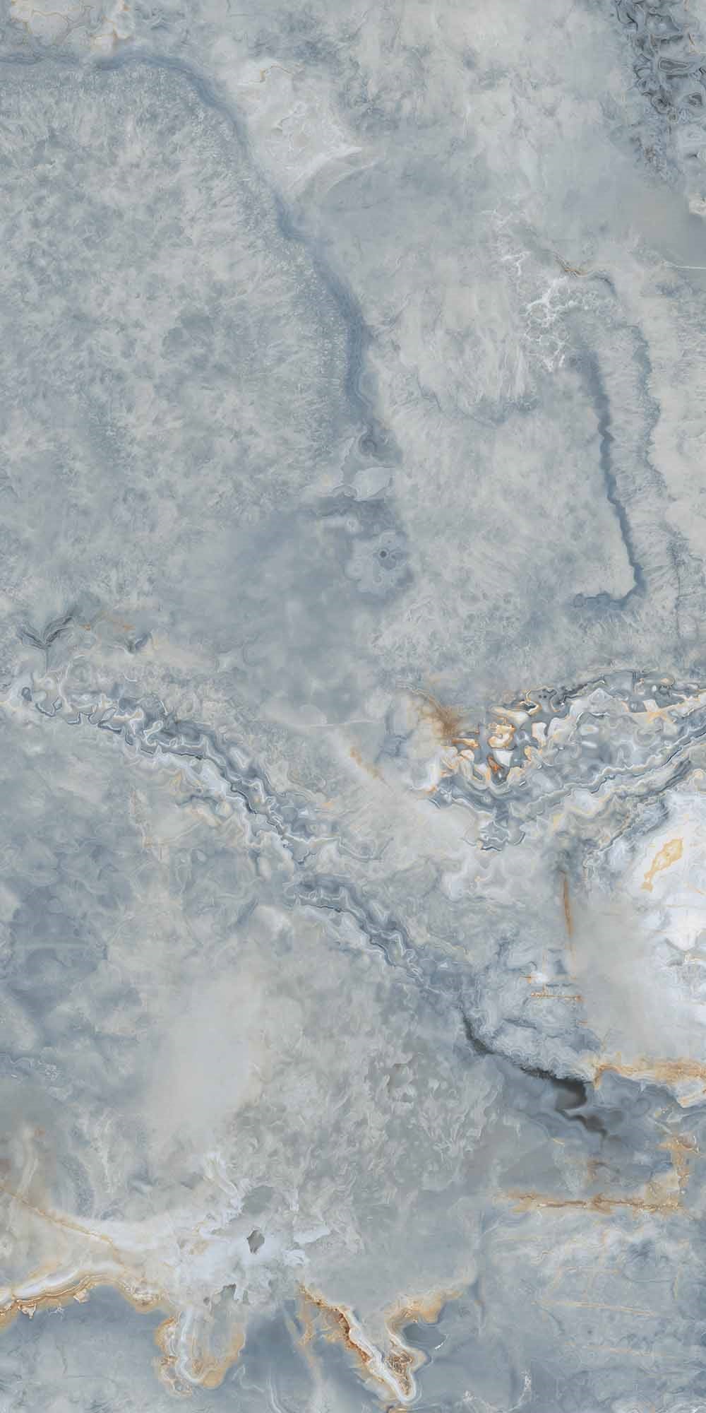 Carrelage sol / mur effet marbre ONYX AGATE BLUE l.60X L.120 cm GLOSSY LIMCARO - LIMCARO FRANCE