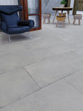 Carrelage sol/mur effet béton Mat EPOCH SILVER l.60 x L.120 x 0,7 cm LIMCARO (paquet de 2.16 m2) - LIMCARO FRANCE