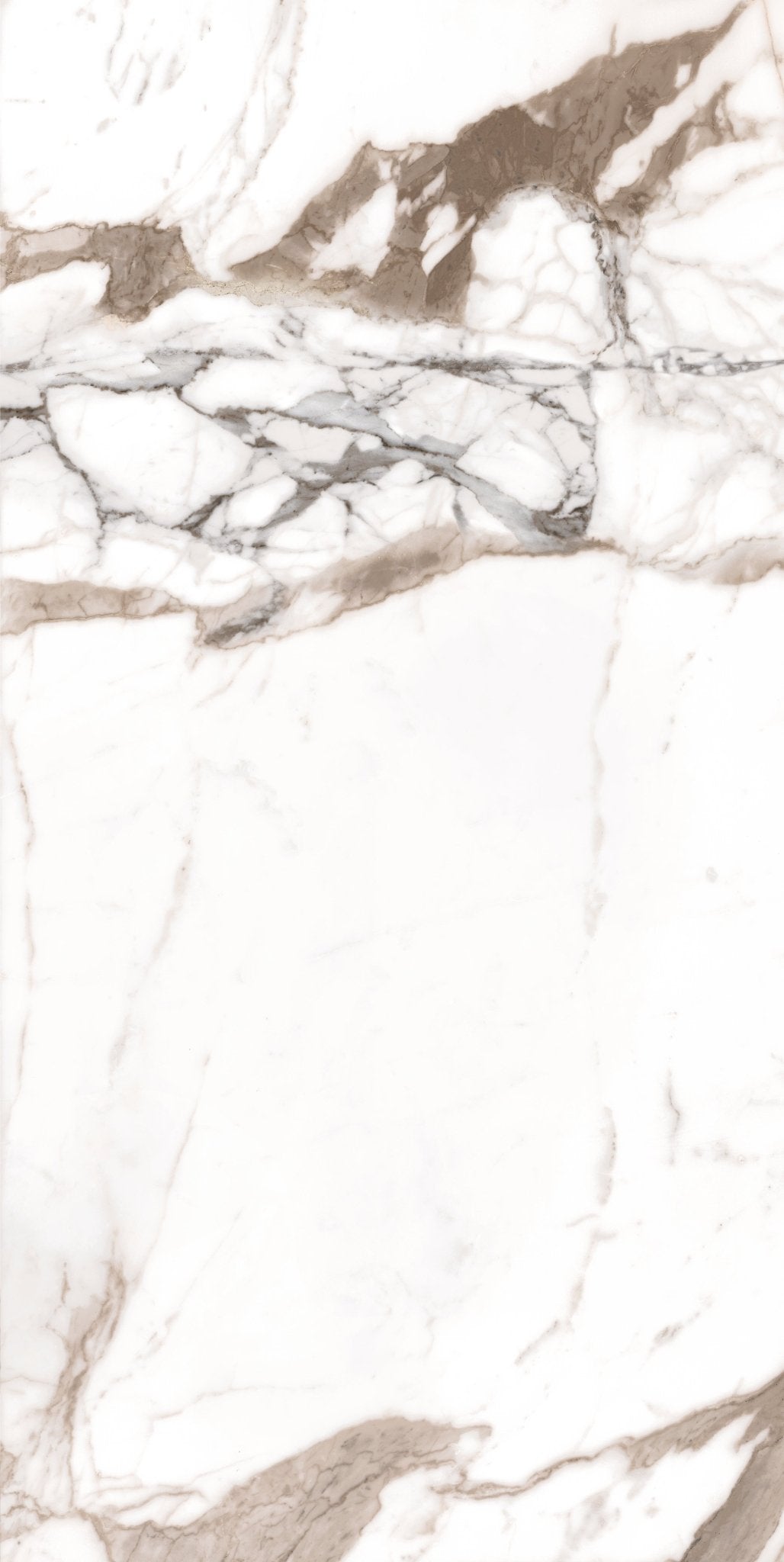 Carrelage sol/mur effet marbre Full Lappato PAONAZZO BRILLANT l.60 x L.120 x 0,7 cm LIMCARO (paquet de 2.16 m2) - LIMCARO FRANCE