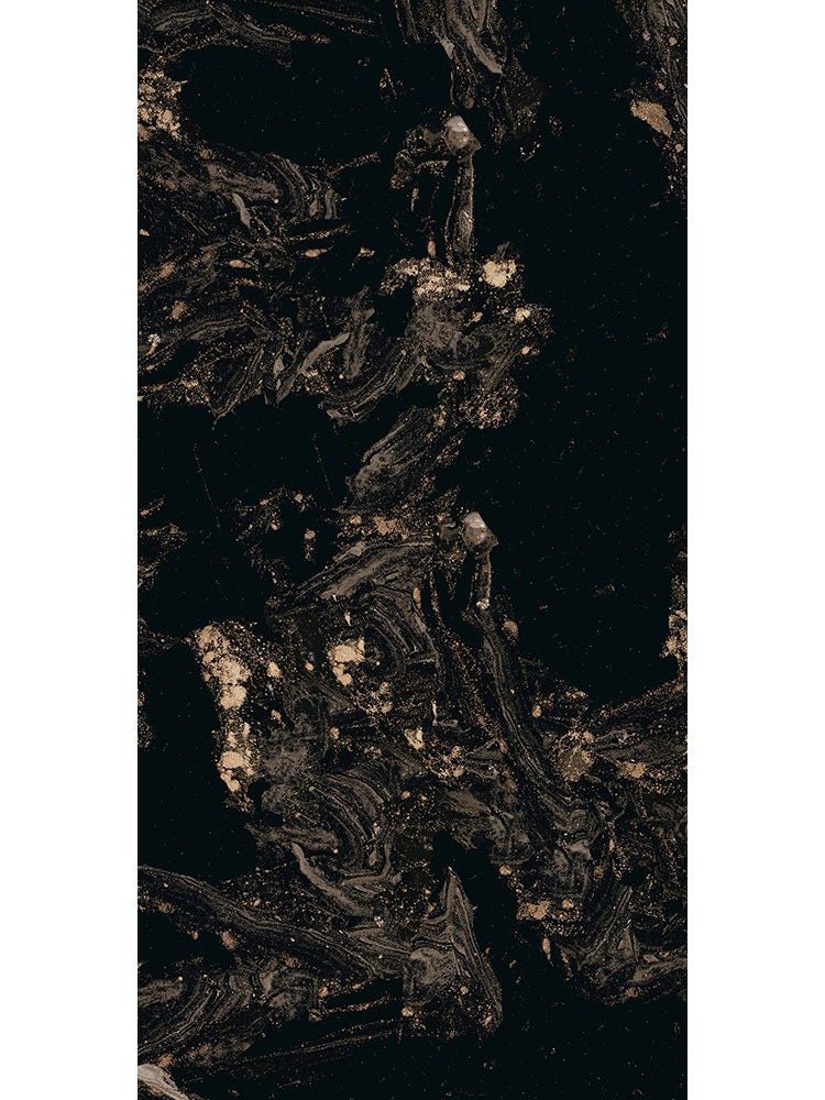 Carrelage sol/mur effet marbre noir doré MAGNIFIQUE BLACK l.60 x L.120 x 0,7 cm Full Lappato LIMCARO(paquet de 2.16 m2) - LIMCARO FRANCE