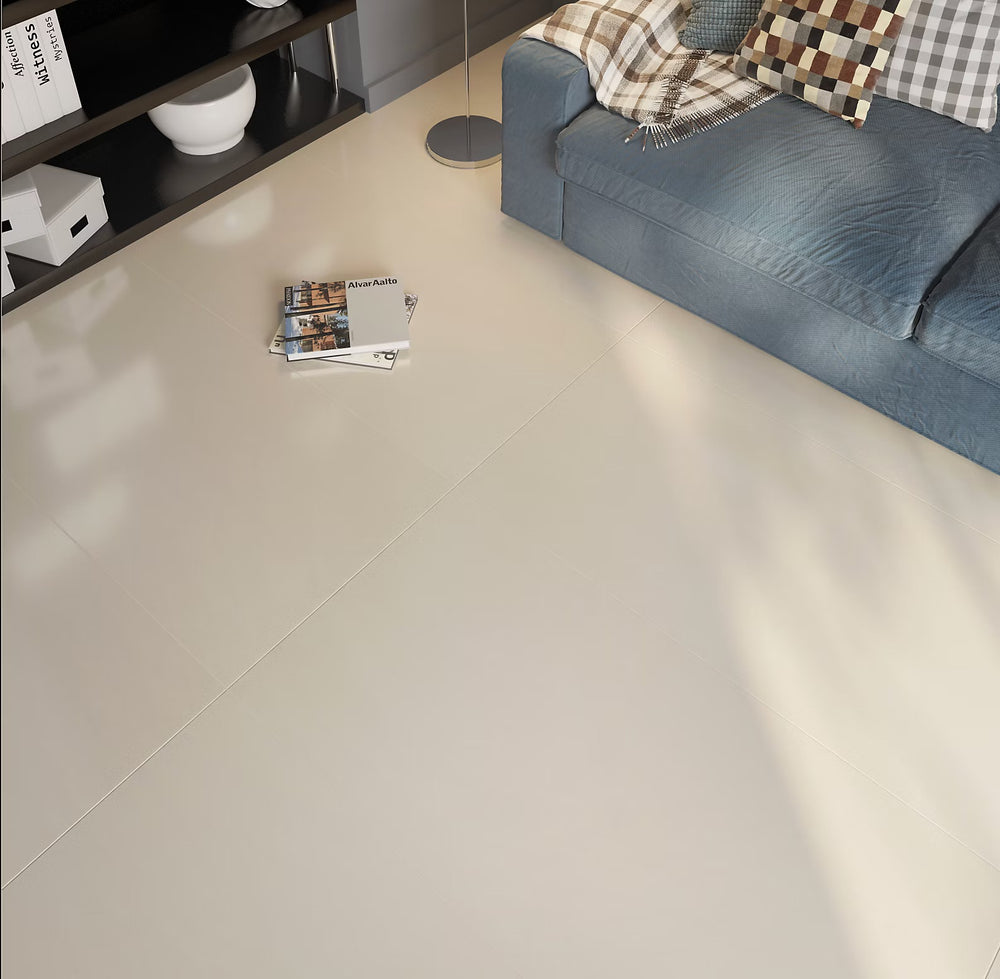 Carrelage sol / mur effet pierre ICON BEIGE l.60 x L.60 cm Mat LIMCARO