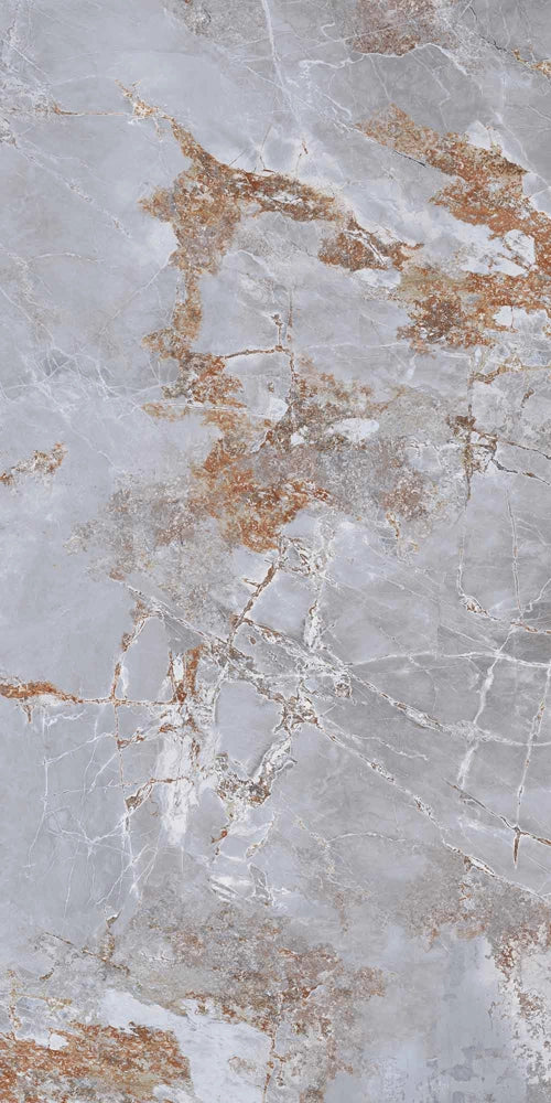 Carrelage sol / mur effet marbre métal MARMO METALLO l.60 x L.120 cm Mat LIMCARO