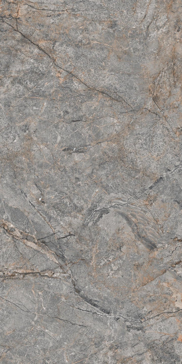 Carrelage sol / mur effet pierre PETRAVIA GREY l.60X L.120 cm Mat LIMCARO
