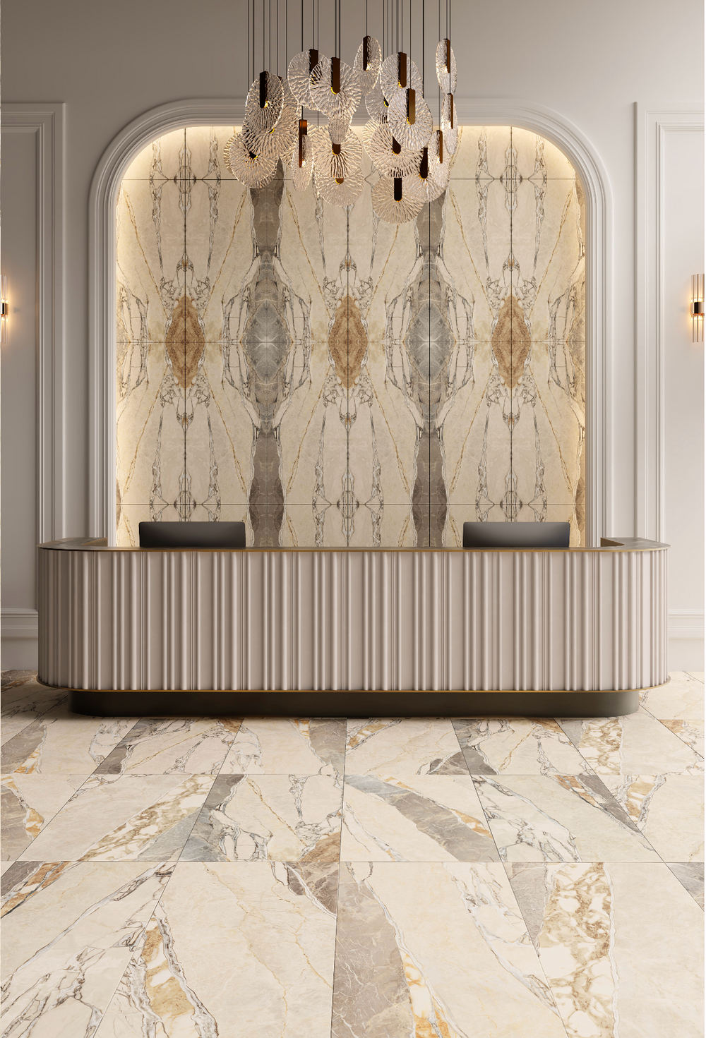 Carrelage sol / mur effet marbre TEKTONIS MARBLE l.60 x L.120 cm Mat LIMCARO